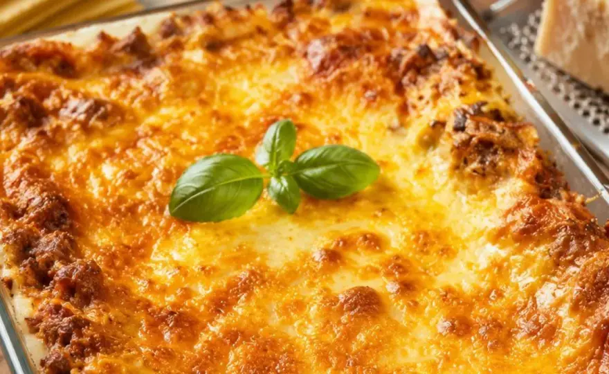 Klassische Lasagne mit saftiger Sauce und goldbrauner Kruste